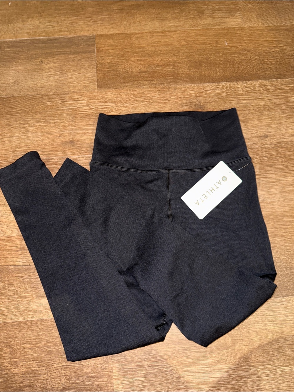 NWT Athleta AURORA SEAMLESS TIGHT, BLACK SIZE S - Picture 3 of 8